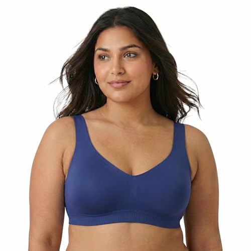 Image of UnderFlex Seamless Sports Ice Silk Bra for Women Wireless Breathable Summer Invisible No-Line T-Shirt Bra Soft Padded Everyday Comfort Bra Lightweight Stretch Gather Support Lingerie