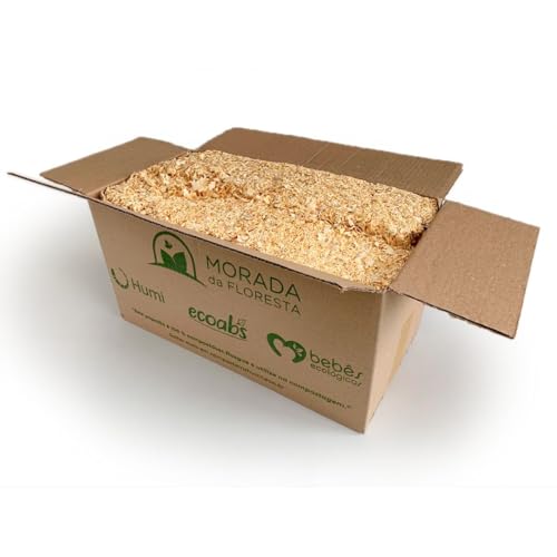 Serragem para Compostagem, 3200g, 28,8L, Pinho, para Hamster, Coelho e Minhoca