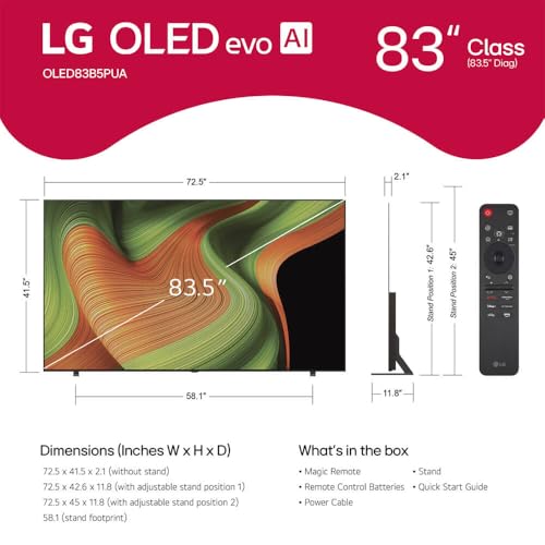 Image of LG OLED83B4P 83 inch Class B4 Series OLED 4K HDR Smart TV