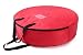 Vencer 24" Christmas Heavy Duty 600D Oxford Red Wreath Storage Bag,Extra Storage in Central Part,VHO-008