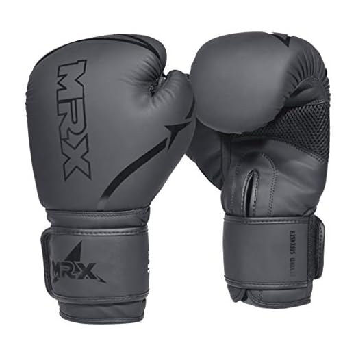 MRX Boxing Gloves Fighting Training Combat Train Workout Sparring Grappling Durable Light Weight Adult Punch Bag Glove Muay Thai Punching Mitts Kickboxing MMA Gloves Men and Women