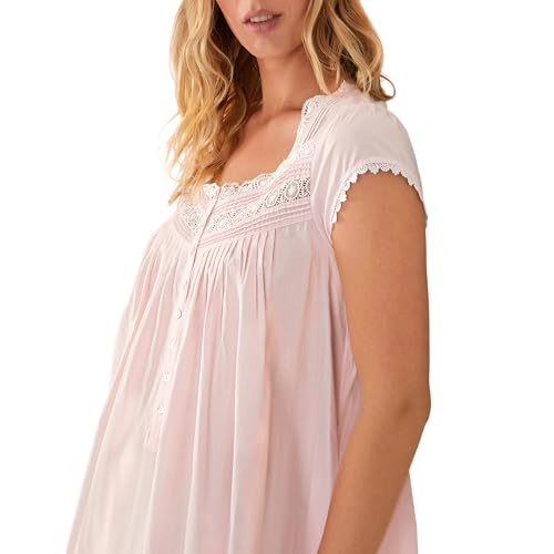 Eileen West Queen Anne’s Lace Womens Sleepwear & Loungewear – Heirloom Dream Collection - 100% Cotton Full-Length Nightgown2