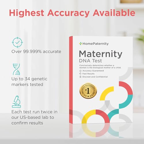 HomePaternity Maternity DNA Test, Fast Results, Highest Accuracy Available with Up to 34 Genetic Markers Tested, All Lab Fees & Shipping Included, Determine Bio-Mother - Thumbnail 5
