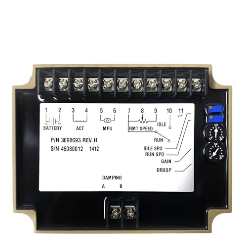 Controlador EFC 3098693 para solucionar caídas de velocidad en generadores diésel K38 1