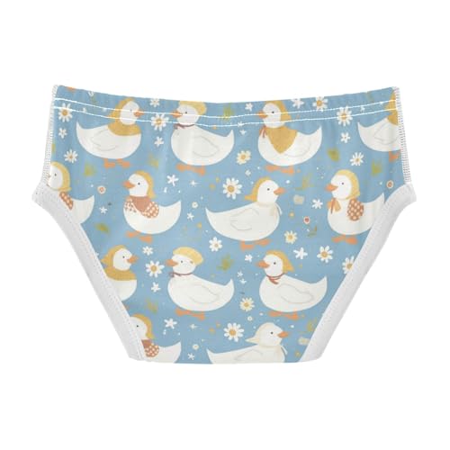 White Ducks Boys' Underwear Cotton Wearing Bonnets Boys Briefs Soft Toddler Underwear 2T2