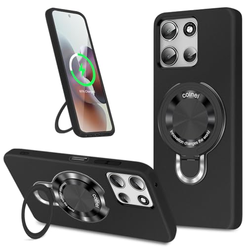 LOGABIO Moto G66j 5G �P�[�X tpu MagSafe �Ή� �����O�t���J�o�[ ���@�\�X�^���h �����O �}�O�l�b�g���� �c�����Ή� �ϏՌ� ���h�~ ���^ �g�ѕ֗� �S�ʕی� ����� ��G��ǂ� ���ɋ��� �}�O�l�e�B�b�N �X�g���b�v�z�[��