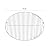 Charkettle Stainless Steel Hinged Cooking Grate with Handles, Compatible with Weber 22" Kettle Charcoal Grills, 21.5" in Diameter