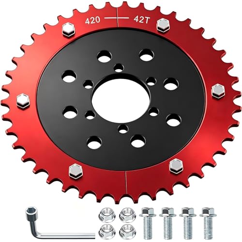 420 Split Sprocket 42 Tooth with Sprocket Hub for CT200U Mini Bike