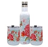INDIGO FALLS Stainless Steel Wine Gift Set (Boho Chic)