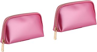 فوميز. 2 قطعة حقيبة أدوات الزينة حقيبة مستحضرات التجميل حقيبة ماكياج كبيرة السفر حقيبة منظم حقيبة أحمر بلاستيك بي في سي