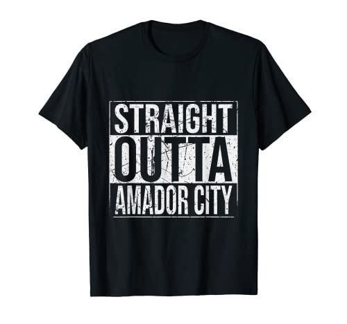 Straight Outta Amador City Vintage Camiseta