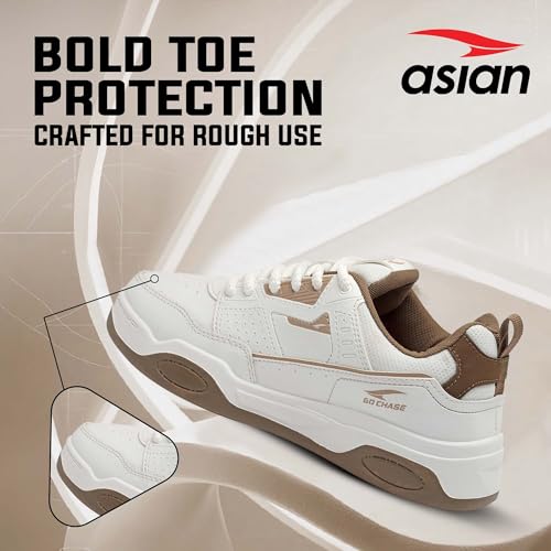 Image of ASIAN Men's Vegas-01 Sneakers | Stylish & Lightweight Design Comfortable Lace-Up Sneakers for Travel & Everyday Use