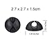 U-horizon 6 Pack Clips de Cable, Organizador Cable para TV PC Laptop...