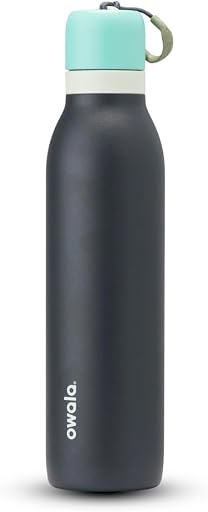 Owala FreeSip Twist Stainless Steel Water Bottle 24 oz Foggy Tide (ASIN B0CZ7KJQR9), rank #9 by monthly sales volume for 'Swell Water Bottle' on Amazon