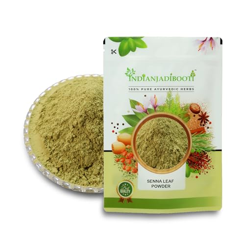 Image of IndianJadiBooti Senna Leaf Powder | Cassia angustifolia | Helps in Digestive wellness | 250 Grams Pack