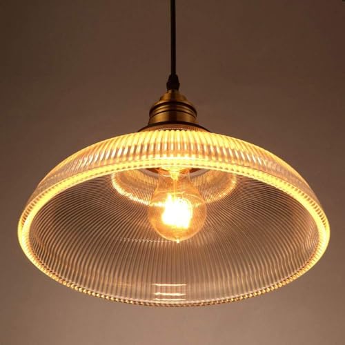 Lustre moderne à LED en verre strié de haute qualité - 5