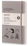 Moleskine 2016-2017 Peanuts Limited Edition Weekly Notebook, 18M, Large, Dark Grey, Hard Cover (5 x 8.25)