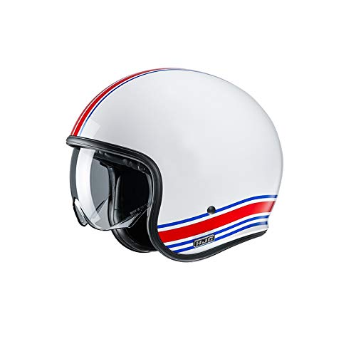 HJCMotorcycle helmets V30 SENTI MC21, White/Red/Blue, XL