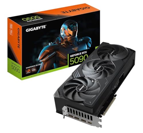 Image of GIGABYTE GeForce RTX 5090 WINDFORCE OC 32G Graphics Card, Triple Fan Cooling System