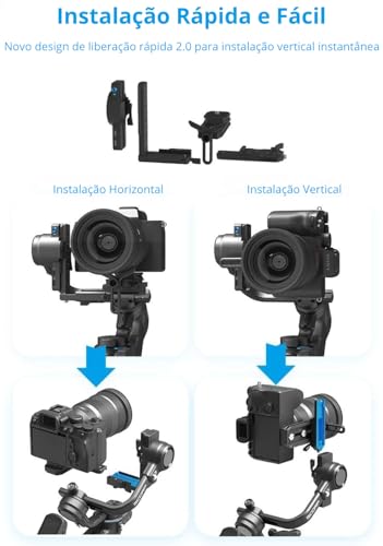 FeiyuTech SCORP 2 一眼レフ/ミラーレスカメラ ジンバル カメラスタビライザー [ Canon/Sony/Panasonic/Nikon/Fujifilm/Sigma 対応 スリングハンドル AIトラッキングモジュール マジックホイール 縦向き撮影 三脚付き 最大2.5kg ペイロード 動画撮影 シネマカメラ向け ] FY07395 【国内正規品】