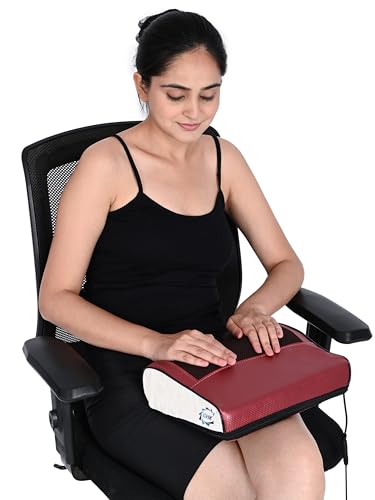 Image of GHK H108 Electric Neck, Back Shiatsu Full Body Massager for Pain Relief Home & Office Use, Massage Pillow, Electric Charger Included (Unisex, Multi)