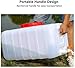WAZHOU Water Storage Portable Water Tank Storage Bucket with Tap Hiking Picnic Travel and BBQ Outdoor Carrier