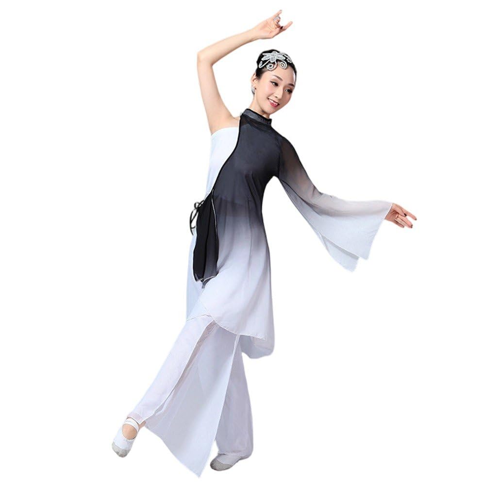 Costume De Danse Folklorique Chinoise Traditionnelle, Costumes De Danse Classique Modernes pour Femmes, Robe De Danse Yangge Clothing