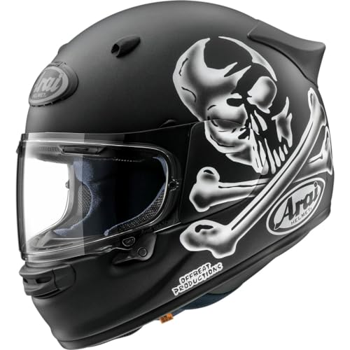 Arai HELMET Contour-X Jolly Roger Helmet (X-Large, Black)