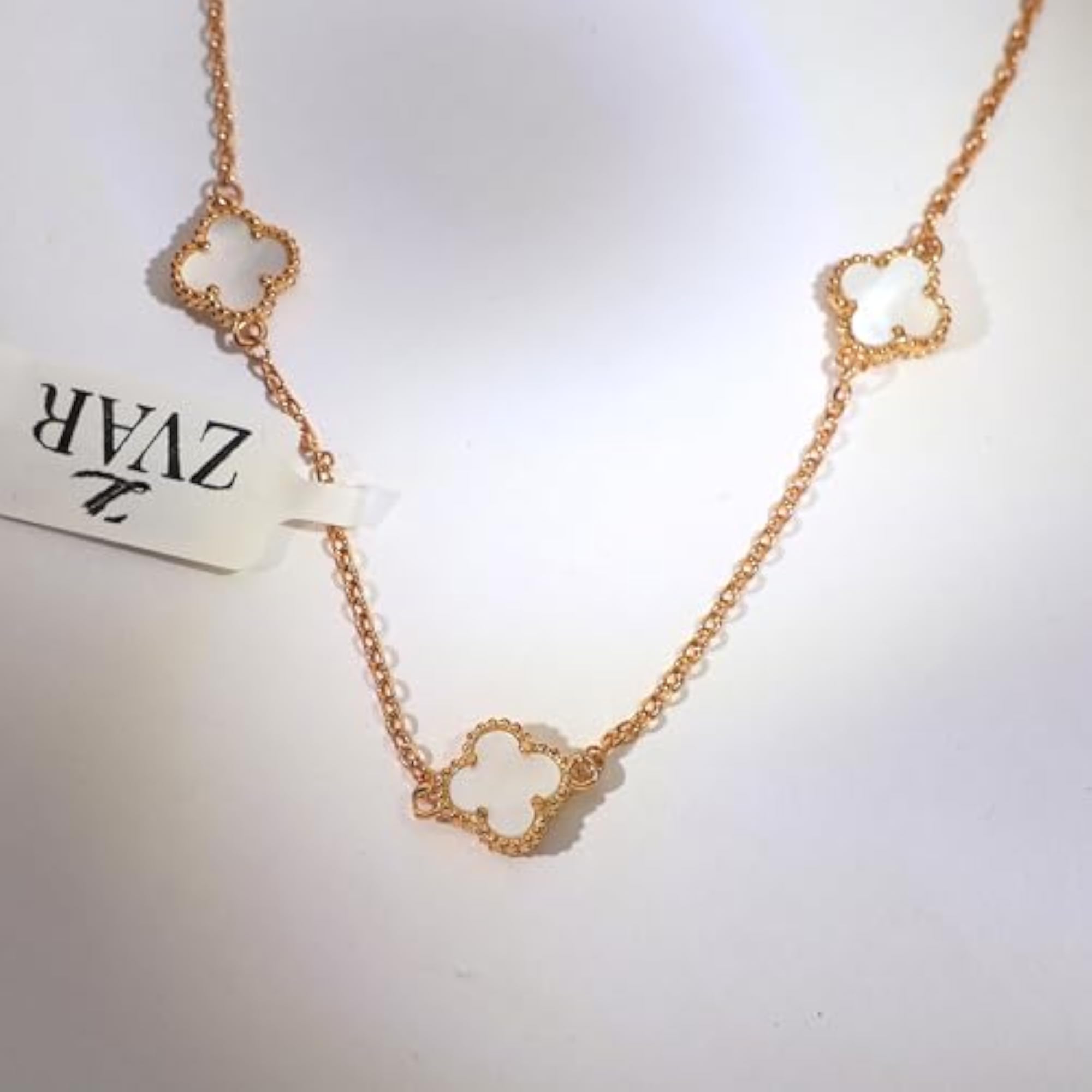 Women's 925 Sterling Silver Clover Pendant Necklace