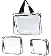 GORGECRAFTTroussedeMaquillageTransparenteenPVCTroussedeToilettedeVoyagedeGrandeCapa...