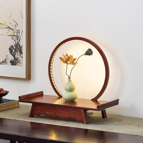 LED���C�g�t���|����㕧�d�A�~�j�ő��X�^���h�A���_�l���{��A���r���O�E���ցE�I�t�B�X�p�C���e���A���d.(Rosewood,40x23cm)