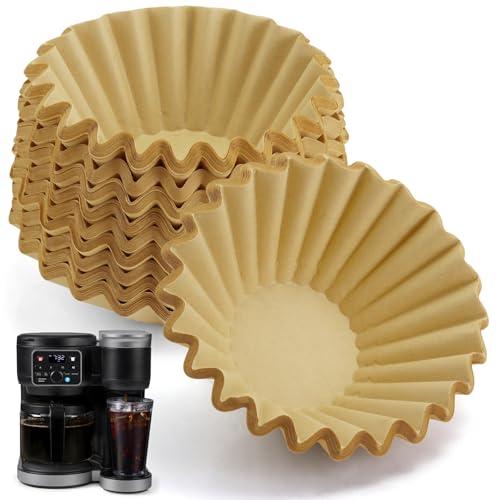 Image of Paper Coffee Filters Compatible with Keurig Duo Coffee Maker, 200 Pcs Unbleached Extra-Deep Bowl Design Filter Paper for Keurig Duo 72oz