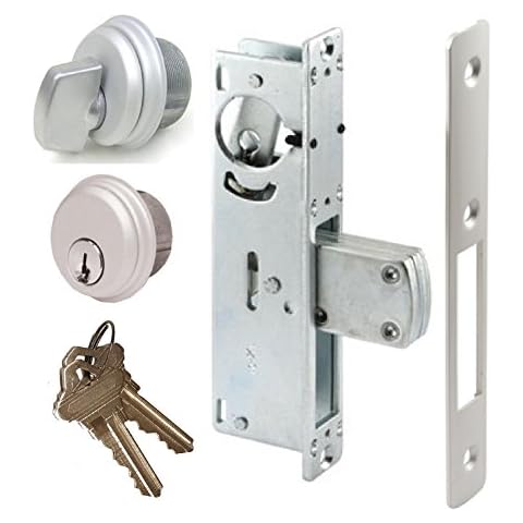 Storefront Einsteckschloss, Türriegel, Zylinder, Combo, Adams Rite Cam, aus Aluminium Cover