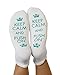 Kindred Bravely Labor and Delivery Inspirational Fun Non Skid Push Socks for Maternity -"Keep Calm & Push On"