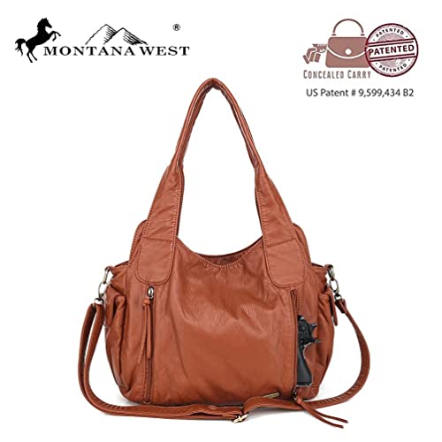 Image of Y2K Purses Hobo Bags for Women Roomy Washed Leather Handbags with Crossbody Strap