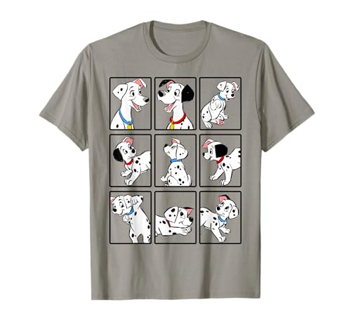 Disney 101 Dalmatians Puppy Group Shot Portrait Boxes T-Shirt