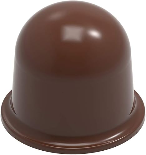 Chocolate World CW12018 - Molde de policarbonato con bridas (21 cavidades, 1.142in de diámetro x 0.984in de alto