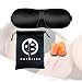 UBIQLINE Sleep Masks | Premium Eye Masks with Ear Plugs | Includes Carry Pouch | TOP RATED | HIGH QUALITY | TOP SELLER | BEST SELLER Sleeping Masks | YOGA Mask | Travel Mask