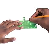 Starting Blocks Plus Plastic One Finger Spacer for Handwriting Tool Learning to Write Aid for Kids with Visual or Fine Motor Challenges, See-Through Green, 25 Per Pack