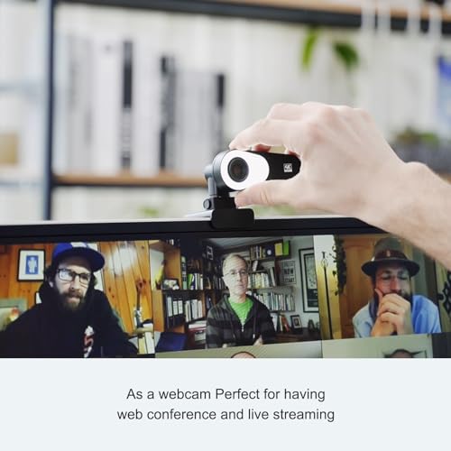 JOYUSING V600 12MP USB Document Camera with 40 LED Light, 4K Webcam with FPD Auto Focus, for Real-time Projection, Web Conferencing, Distance Learning, Remote Teaching - Mac, Windows, Chromebook