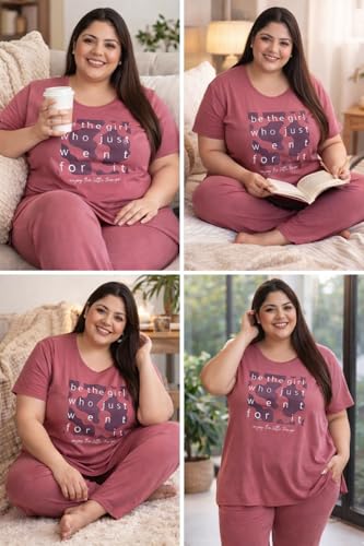 Image of In Love Women's Plus Size Longline T-Shirt with Side Pocket, 3 /4 Sleeve, Crew Neck