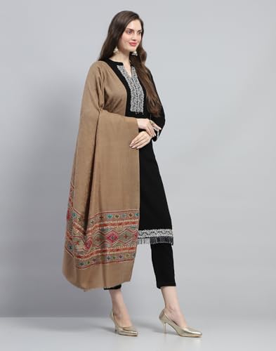 Image of Monte Carlo Womens Self Design Shawl (224SHW6946)