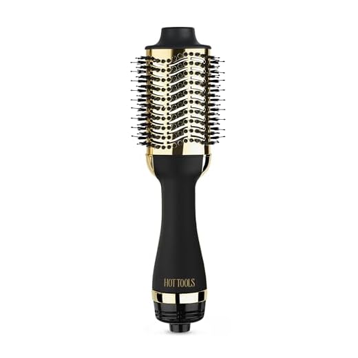 Hot Tools 24K Gold One-Step Hair Dryer and Volumizer | Style and Dry, Professional Blowout with Ease