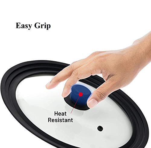 Pot Lid Knob Silicone Universal Pot Lid Cover Knob Handle Kitchen Cookware Lid Replacement 2 Pcs #TOP2