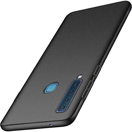 Image of Mobile Back Cover Case for Samsung Galaxy A9 (2018) (Silicone Case|CameraProtection|Black SC1510)