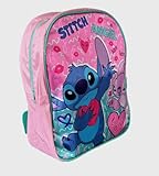 TDL Stitch Backpack Girls Kids Rucksack School Bag Character Carry Bag Pink Adjustable Shoulder Straps Premium Travel Backpacks Lilo - Image 4