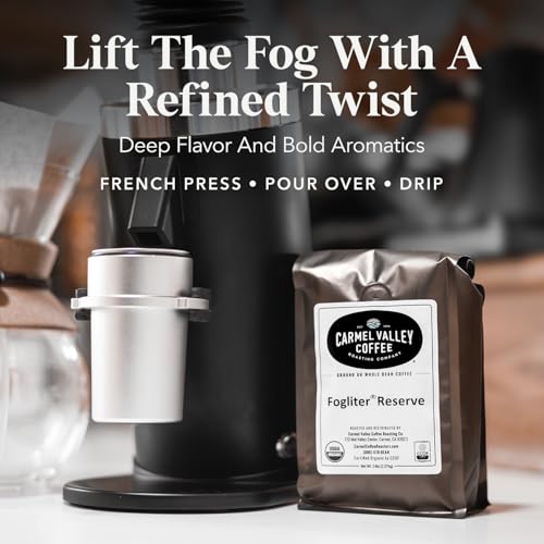 Carmel Valley Coffee Roasting Foglifter® Reserve Café En Grano Orgánico Tostado Medio Oscuro 12 Oz miniatura 4