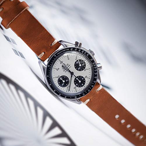 Archer Watch Straps - Handmade Horween Leather Quick Release Replacement Watch Bands For Men And Women, Watches And Smartwatches (English Tan/Natural, 22Mm) #TOP5