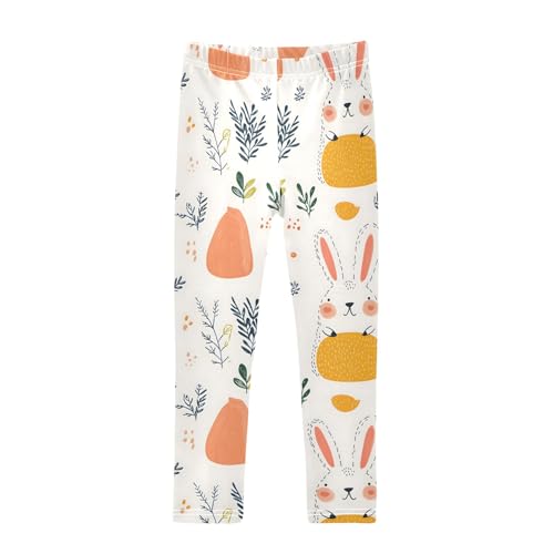 Cute Rabbit One Girls Leggings Athletic Pants Tights Stretch Bottom