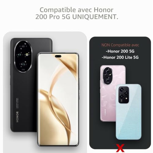 Protection double couche Honor 200 Pro rigide et souple